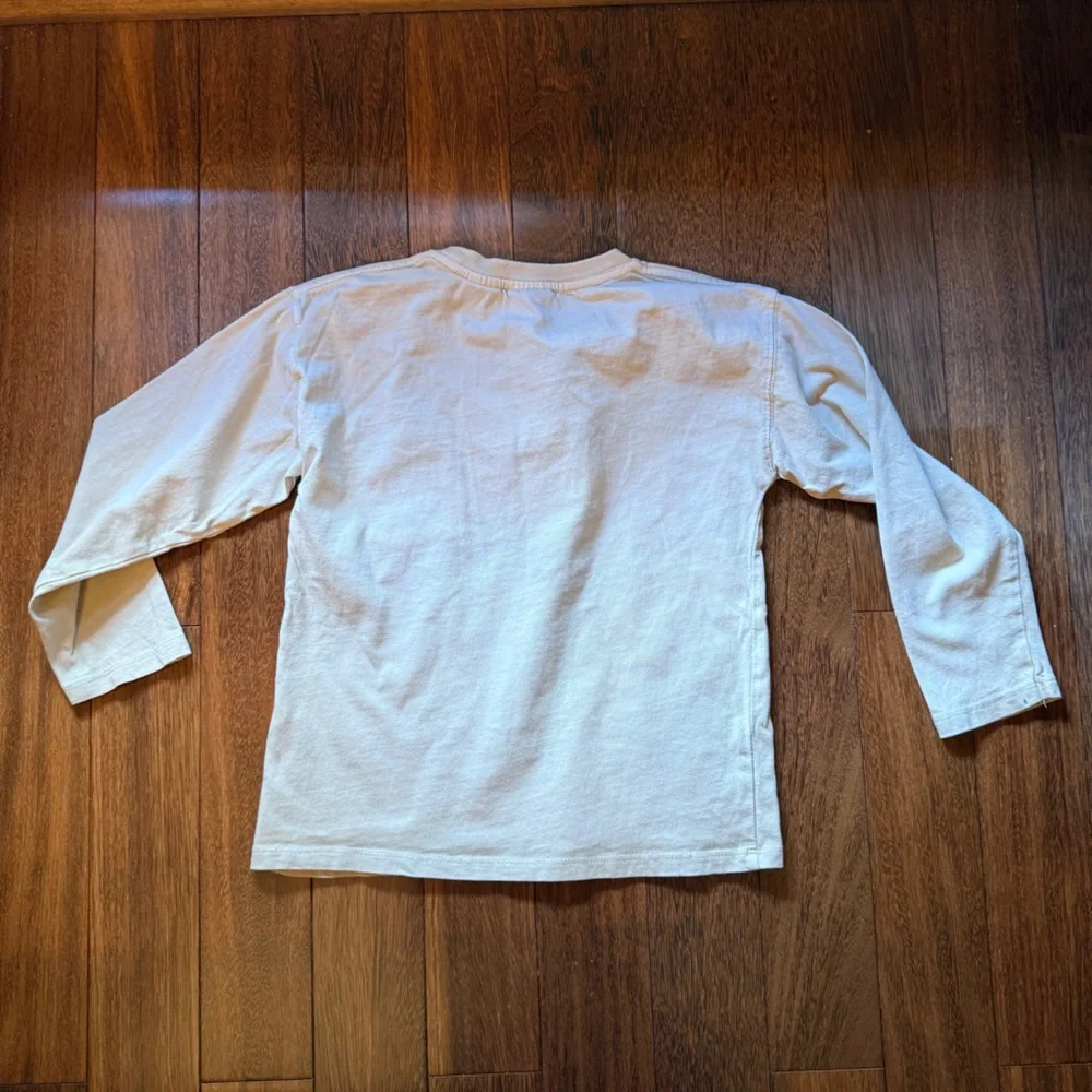 Zara kids Beige Crew Neck Shirt Size 4-5T